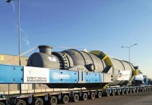 Maxi trasporto eccezionale in viaggio verso il Medioriente