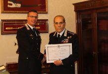 Il colonnello Federici insignito della Medaglia Mauriziana