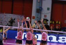 Volley – Pomì battuta al quinto a Bergamo pomazza