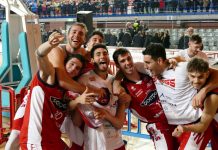 Basket A2 – Casalvieri: “Pompea, ogni match una finale” La gioia della Pompea dopo la vittoria su Jesi