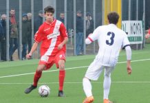 Calcio Serie D – Il baby Tosi: “Mantova, pronto per il Martelli” Federico Tosi in azione a Caronno