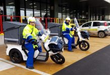 Arrivano i tricicli elettrici di Poste Italiane