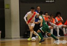 Momenti di tensione al termine della gara di calcio a 5 Sadat Ziberi