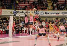 Pallavolo serie A1 f – L’E’ Più Pomì cede a Busto in quattro set Muro a due dell'E' Più Pomì