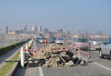 Viabilità ripristinata sul ponte di San Giorgio