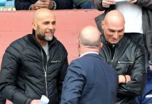 Calcio Serie D – Spinale: “Mantova, meriti la C” Spinale in tribuna al Martelli