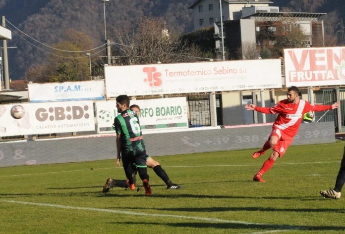 Il gol di Ferri Marini all'andata: finì 1-1