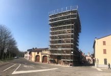 “Ingabbiato” il Torrazzo di Commessaggio: partiti i lavori di restauro