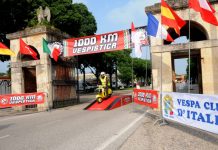 Partiti i concorrenti della 1000km vespistica