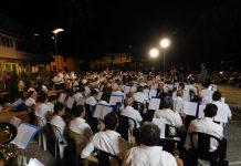 Canneto, successo per bande in piazza