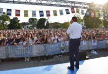 BAGNO DI FOLLA PER MATTEO SALVINI “Oggi l’Italia è Porto Mantovano”