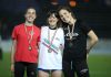 Atletica leggera – Italiani: Bertuzzi, Rodiani e Mangiapane a medaglia Chiara Bertuzzi (a destra) con la medaglia di bronzo