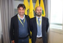 Tamburello Serie A – Groppelli: “Il Castellaro può fare una grande stagione” Giuseppe Groppelli (a sinistra), dirigente del Castellaro