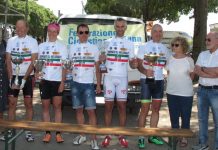 Ciclismo – Campionato Italiano Giornalisti: spettacolo sul Te I campioni italiani giornalisti su strada