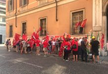 Contratto scaduto, protesta delle guardie giurate