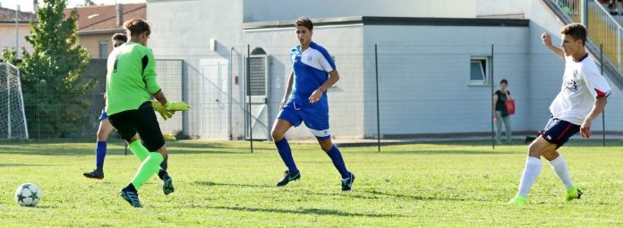 Il gol di Mariotti in Cannetese-Porto