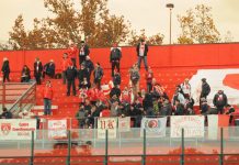 Calcio – L’ultima vittoria nel ’51: il Mantova vuole infrangere il tabù Forlì Tifosi mantovani a Forlì nel 2016