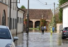 Crepe nella vasca di laminazione. Cereta finisce sott’acqua