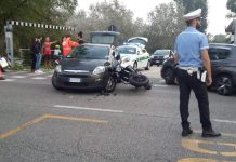 Incidente a Campo Canoa, soccorso un centauro