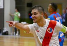 Calcio a 5 Serie A – Kaos, con Catania un altro pareggio thrilling (2-2) L'esultanza di Leleco, autore del 2-2