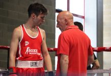 La grande boxe torna alla Boni il 7 dicembre Leonardo Piadena e il maestro Falavigna