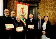 Virgilio d’oro: dall’accoglienza all’arte, passando per la gola Foto di gruppo per i premiati