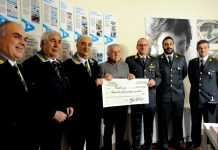 Dalla Guardia di Finanza 2750 euro in beneficenza ad Abe