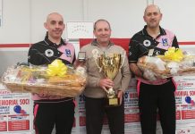 Bocce – Alessi e Rea trionfano anche a Montata Carra Alessi, il presidente Volpi e Rea