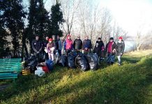 Ostiglia: volontari al lavoro per ripulire l’argine dai rifiuti