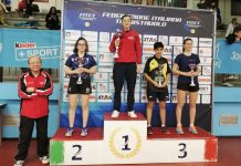 Tennis tavolo giovanile – Brunetti, Angeli d’argento a Terni