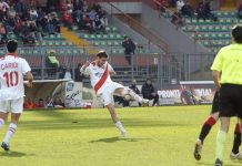 Calcio – L’almanacco del Mantova / 27 marzo: dieci anni fa l’ultimo gol di Tarana Il gol di Tarana al Vicenza nel 2010