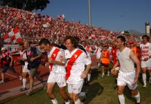 Calcio – Mantova, quando promozione faceva rima con festa Poggi e compagni in passerella sotto la Te nel 2005