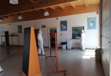 Sanificazione grazie ai vigili del fuoco di tutti gli spazi pubblici di Pegognaga