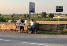 Regioni chiuse? Aperitivo con un tavolo sul confine