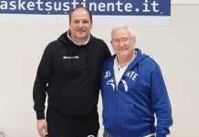 Basket Serie C Silver – Ramaschi: “Sesa, avanti con i giovani” Carlo Ramaschi con Nando Gentile