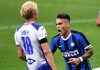 Lukaku-Lautaro in gol, Inter batte Sampdoria 2-1