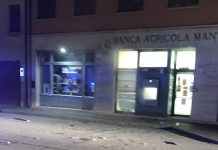 Boato nella notte, salta il bancomat della Mps di Quingentole
