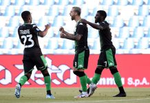 Il Sassuolo la spunta nel finale, battuto il Lecce 4-2