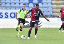 Il Cagliari in dieci recupera il Sassuolo, finisce 1-1