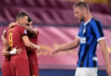 Roma-Inter 2-2, Lukaku pari di rigore e nerazzurri a -5 dalla Juve