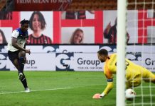 Zapata risponde a Calhanoglu, pari fra Milan e Atalanta