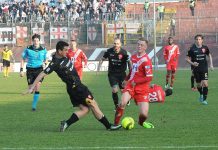 Calcio – La Serie C prende forma. Mantova, quale girone? Una fase di Mantova-Padova, anno 2017