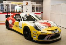 Marzio Moretti, il 18enne pilota virgiliano, all’esordio su Porsche Gt