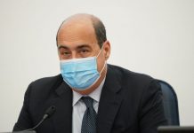 Zingaretti “Scellerati per farsi pubblicità si tolgono la mascherina”