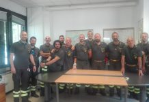 Vigili del fuoco di Mantova, la squadra di ferragosto
