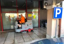 Poggio Rusco – Pulizia straordinaria dei portici in centro