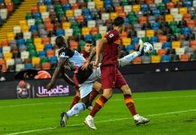 Udinese-Roma 0-1, decide la prima rete italiana di Pedro