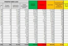 Coronavirus, 5.724 nuovi positivi e 29 decessi nelle ultime 24 ore
