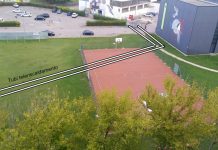 Campetto da basket da rifare: è sui tubi del teleriscaldamento