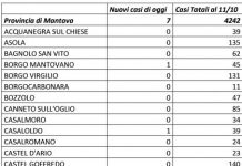 Covid: 7 nuovi contagi nel Mantovano
